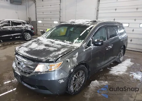 2012 Honda Odyssey Ex-L from USA, damaged, VIN 5FNRL5H61CB035088